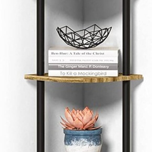 NEW 5-Tier Corner Shelf Wall Mount , Wall Decor for Home Living Room Bedroom,. - Picture 3 of 8
